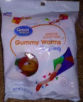 Mängden socker i Gummy worms
