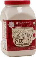 Mängden socker i Rich creamy nondairy coffee creamer