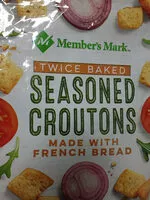 Mängden socker i Seasoned croutons