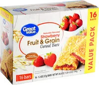 Mängden socker i Fruit & Grain Cereal Bars