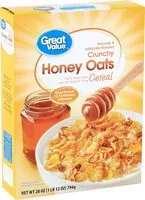 Mängden socker i Natural Honey Flavored Multigrain Cereal With Granola