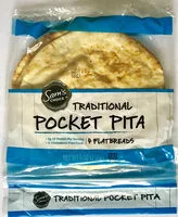 Mängden socker i Traditional pocket pita