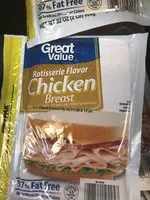 Mängden socker i Rotisserie chicken breast