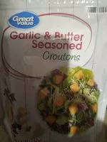 Mängden socker i Croutons Garlic & Butter Seasoned