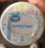 Mängden socker i Sanding sugar