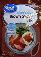 Mängden socker i Brown Gravy Mix