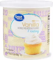 Mängden socker i Vanilla frosting