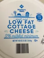 Mängden socker i Low Fat Cottage Cheese