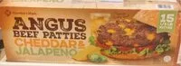 Mängden socker i Angus Beef Patties Cheddar & Jalepeno