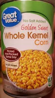 Mängden socker i No Salt Added Golden Sweer Whole Kernel Corn