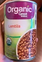 Mängden socker i Organic lentils