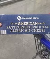 Mängden socker i Pasteurized process american cheese