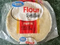 Mängden socker i Flour tortillas