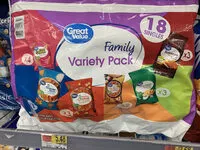 Mängden socker i Family Variety Pack