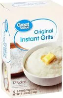 Mängden socker i Original Enriched Instant Grits