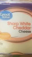 Mängden socker i Great value sharp white cheddar cheese