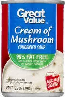 Mängden socker i Soup condensed