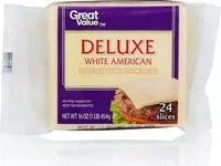 Mängden socker i Deluxe White American Cheese
