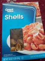Mängden socker i Shells, enriched macaroni product