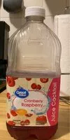 Mängden socker i Cranberry Raspberry