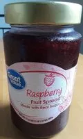 Mängden socker i Raspberry fruit spread