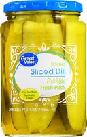 Mängden socker i Kosher sliced dill pickles