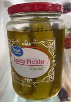 Mängden socker i Spicey pickle spears