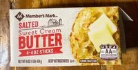Mängden socker i Salted Sweet Cream Butter