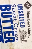 Mängden socker i Sweet cream unsalted butter