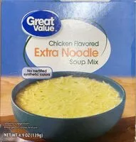 Mängden socker i Chicken Flavored Extra Noodle Soup Mix