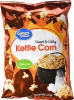 Mängden socker i Kettle Corn