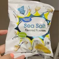 Mängden socker i Sea salt popcorn