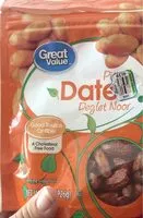 Mängden socker i Pitted dates deglet noor