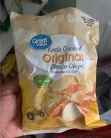 Mängden socker i Kettle Cooked Potato Chips