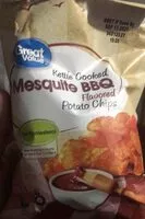 Mängden socker i Kettle cooked mesquite bbq flavored potato chips