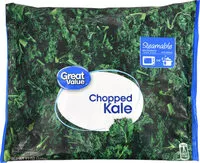 Mängden socker i Chopped kale