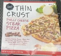 Mängden socker i Philly cheese steak pizza