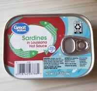 Mängden socker i Sardines in Louisiana Hot Sauce