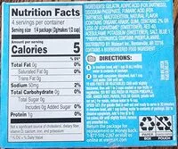 Mängden socker i Black cherry gelatin dessert