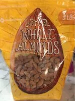 Mängden socker i Natural Whole Almonds