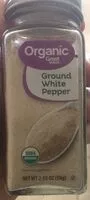Mängden socker i Organic Ground White pepper