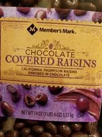 Mängden socker i Chocolate raisins