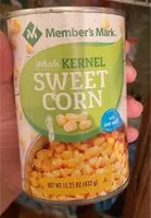 Mängden socker i Whole Kernel Sweet corn