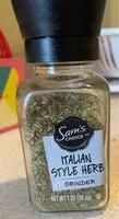 Mängden socker i Italian style herb