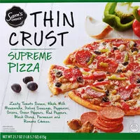 Mängden socker i Thin Crust Supreme Pizza