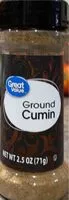 Mängden socker i Ground Cumin