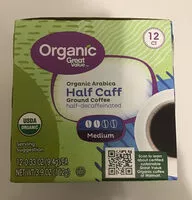Mängden socker i Organic Arabica Half Caff