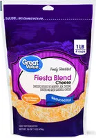 Mängden socker i Finely Shredded Cheese