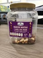 Mängden socker i Nueces mixtas