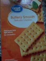 Mängden socker i Buttery smooth textured crackers
